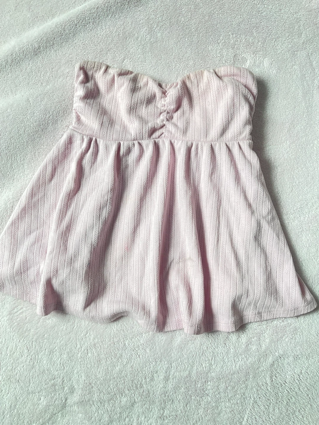 Hollister strapless baby doll top