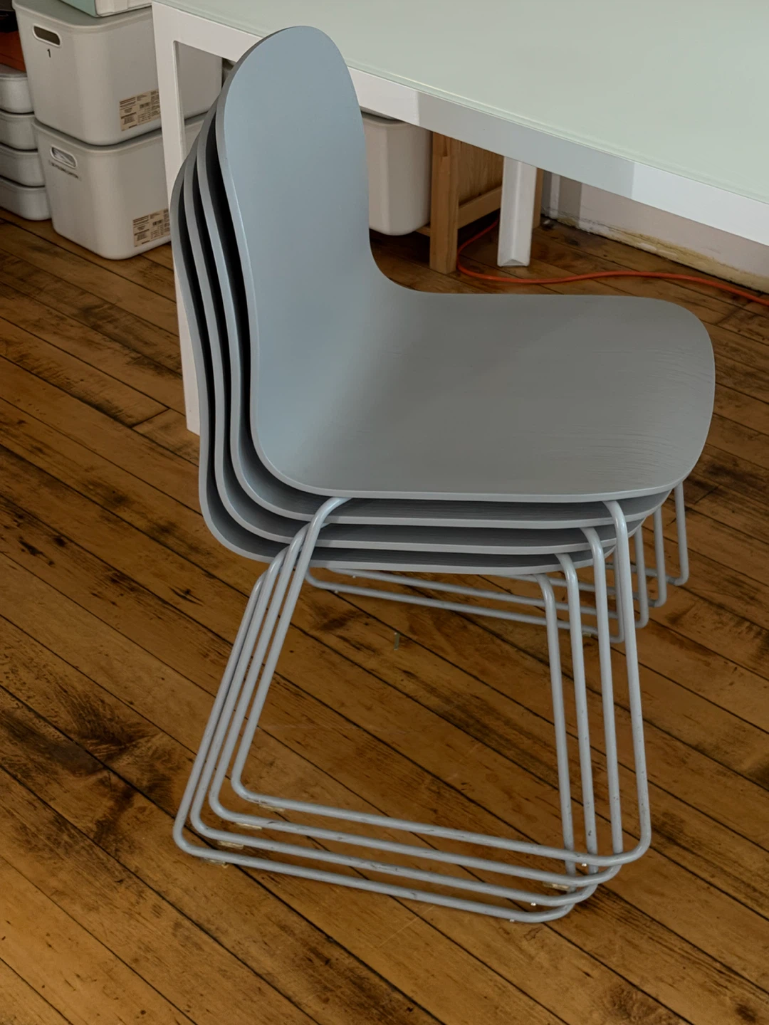 Muuto Visu Sled Base Chair (Set of 4)