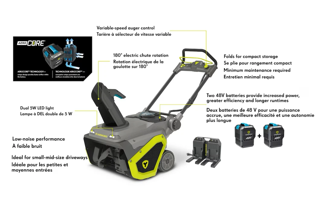 Yardworks Electric Snow Blower - photo 5