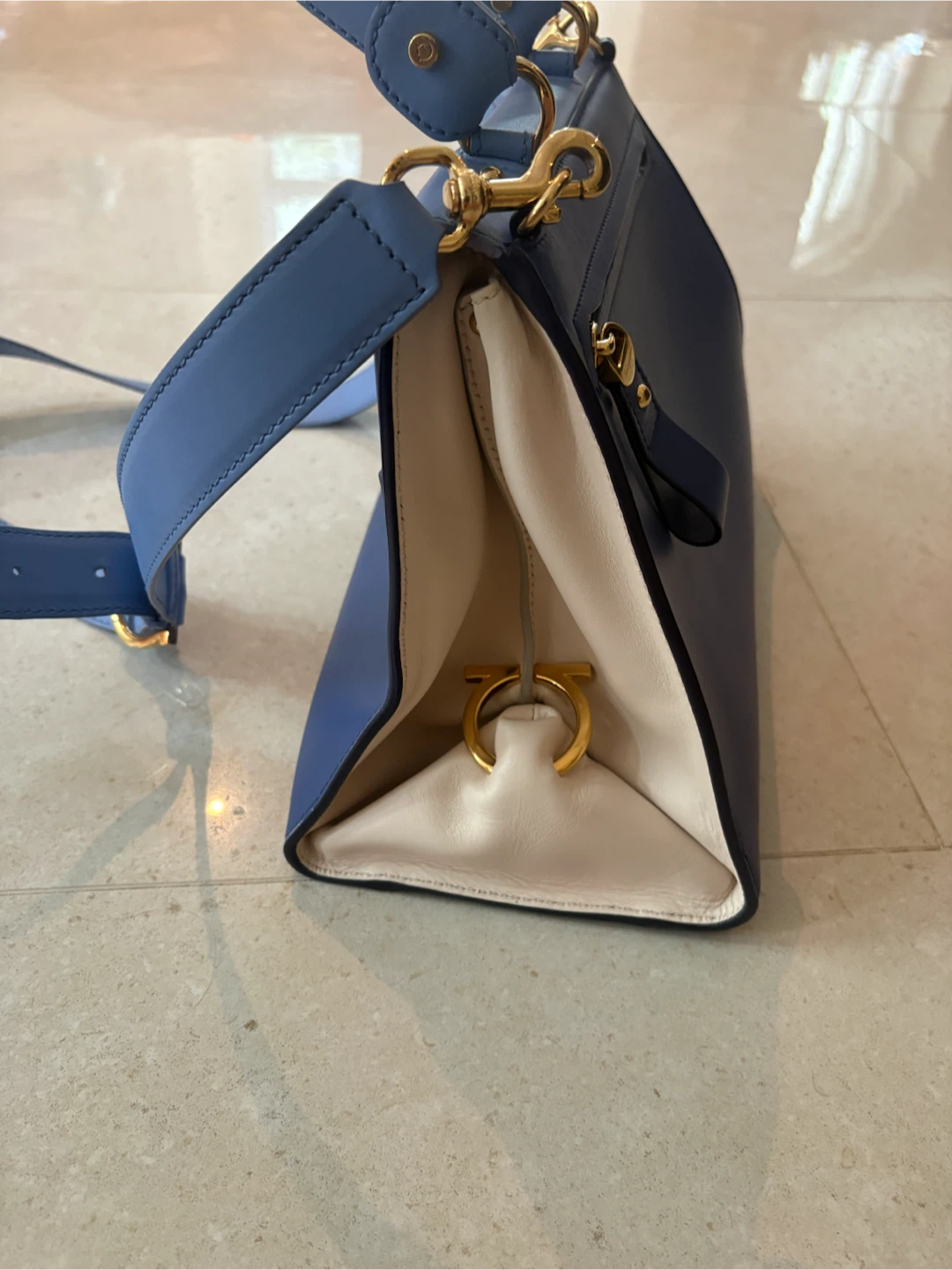 Salvatore Ferragamo Gancini Top Handle Bag - photo 4
