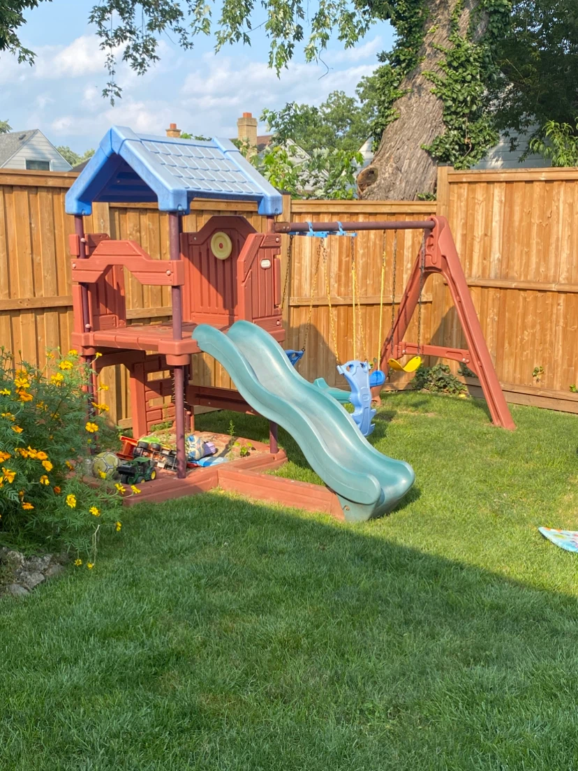 Little Tikes Kids Play Structure with Slide and Swings