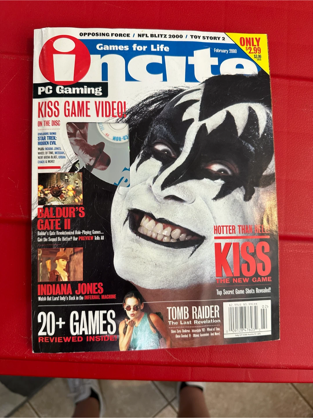 PC Gaming Incite Magazine February 2000 KISS Cover