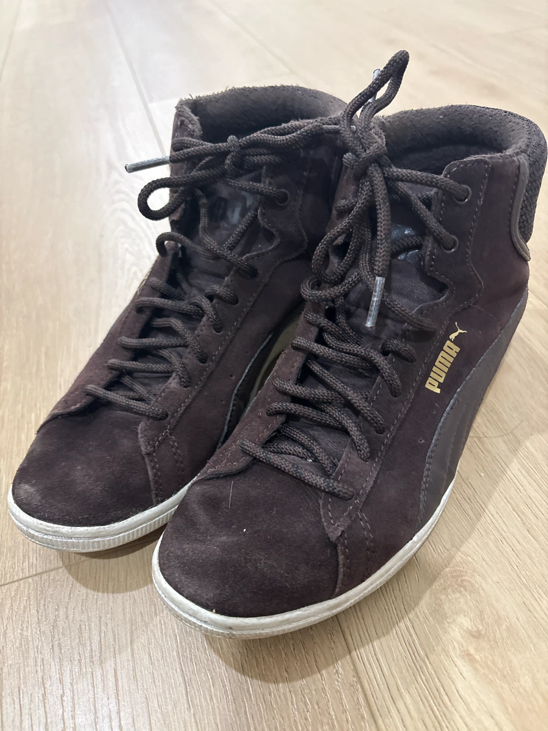 Puma Mid-Top Suede Sneakers