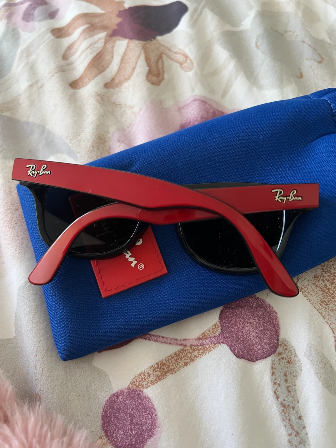 Kids Ray-Ban Wayfarer Sunglasses - Red - photo 3
