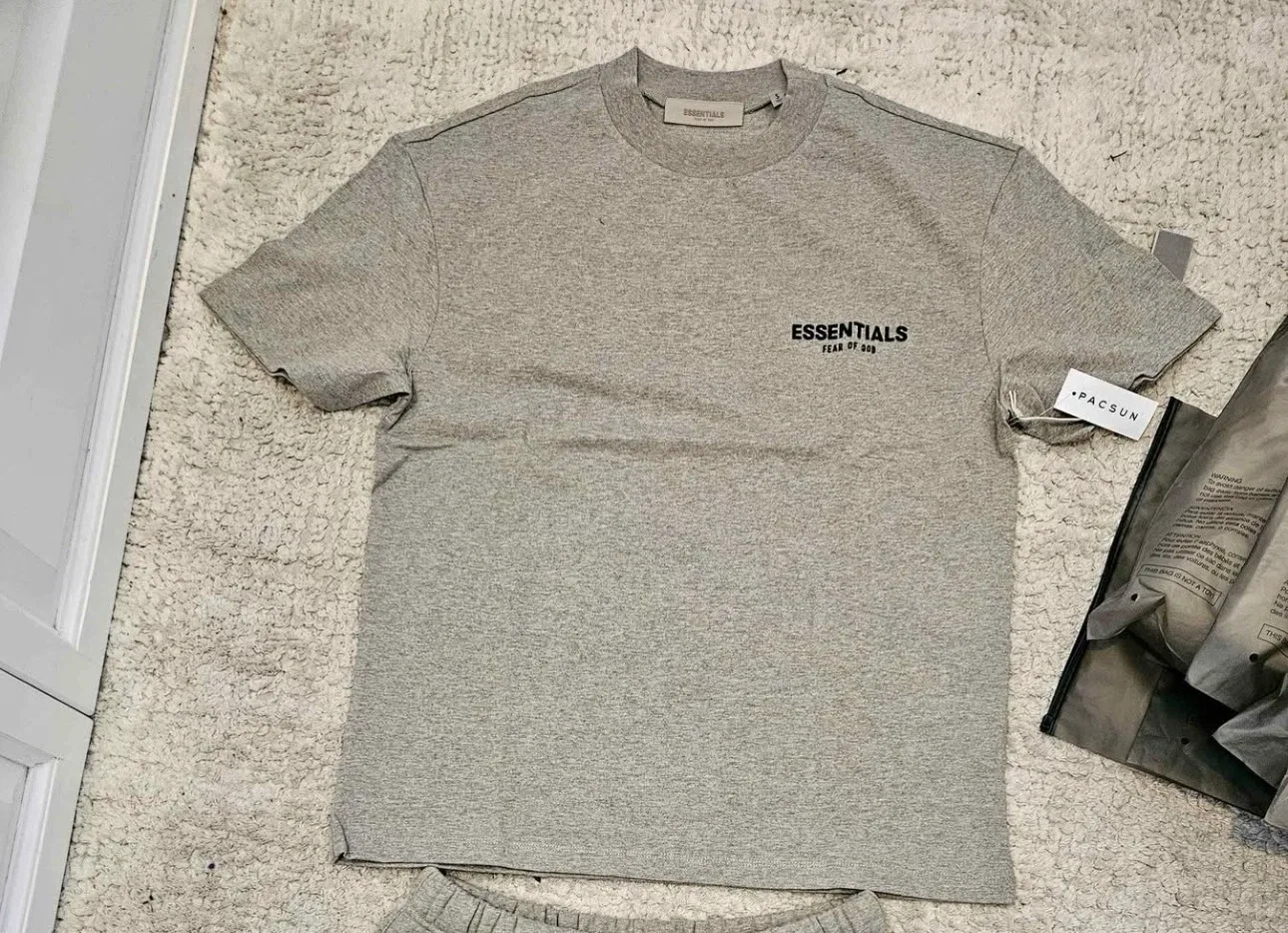 Essentials Fear of God T-Shirt - Grey - Large