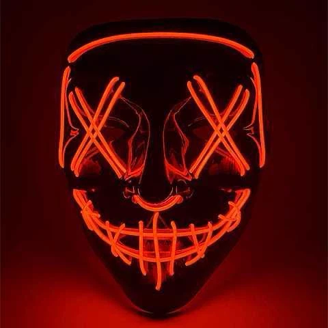 LED Purge Mask - Red Light Up Face Mask - photo 2