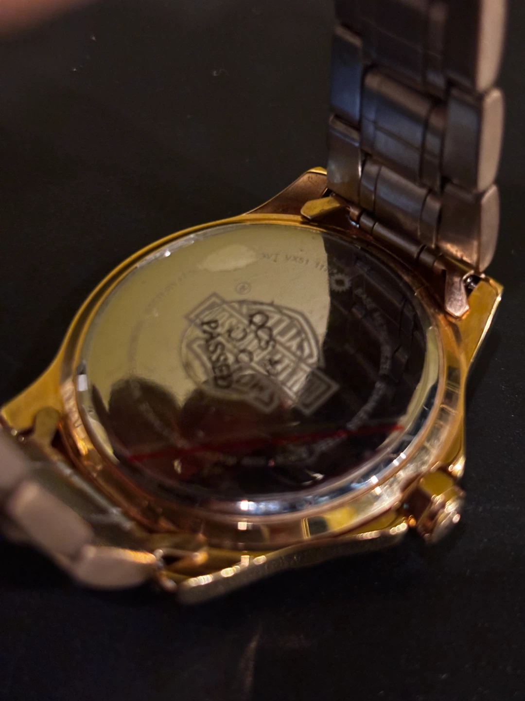 Harley Davidson Gold Tone Watch - photo 3