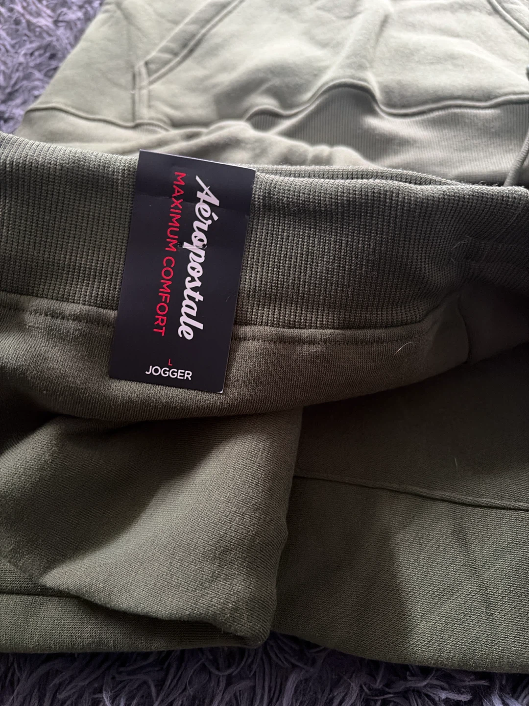 Aeropostale Jogger Set - Olive Green - Size L - photo 2