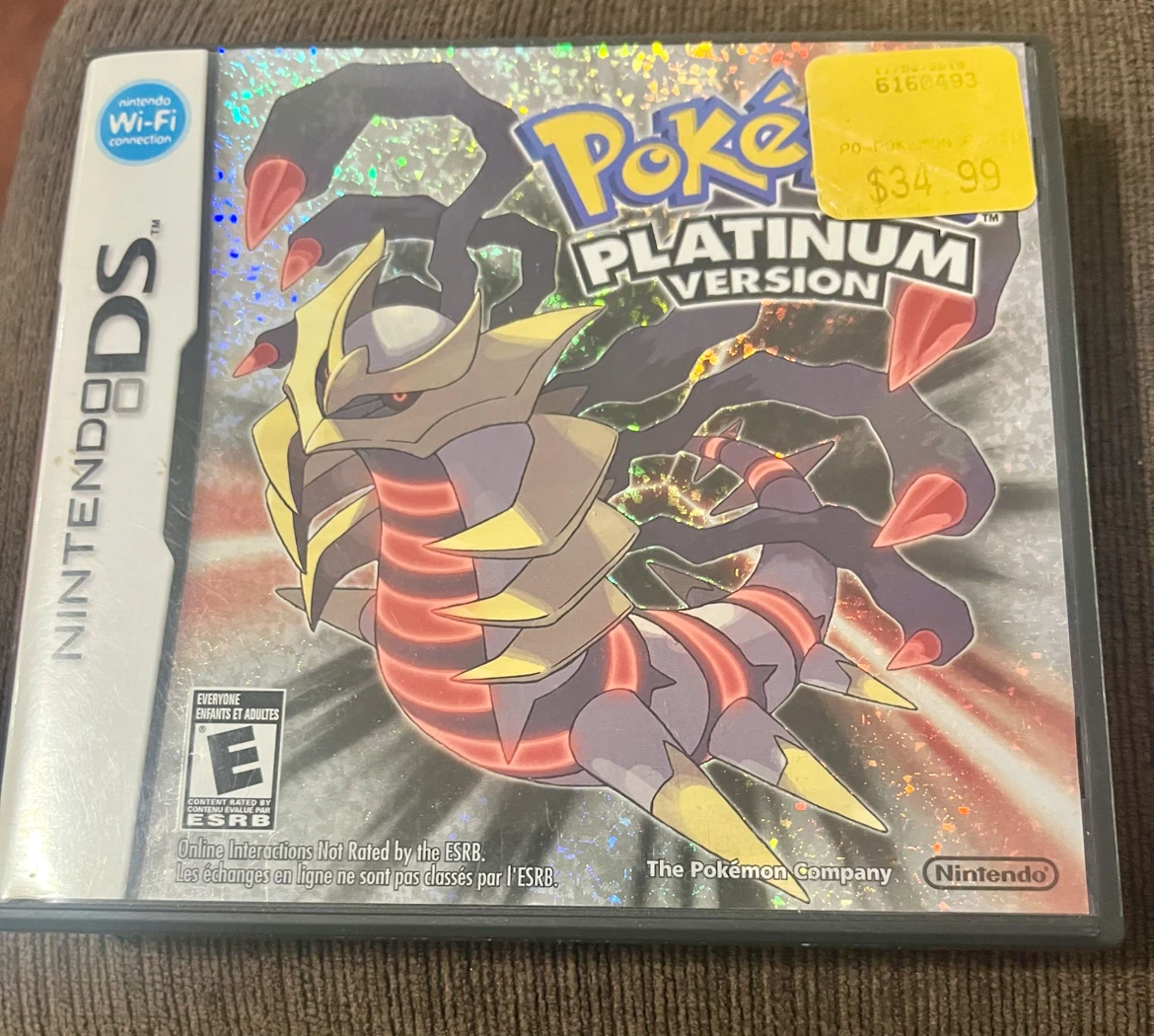 Pokemon Platinum Version Nintendo DS Game