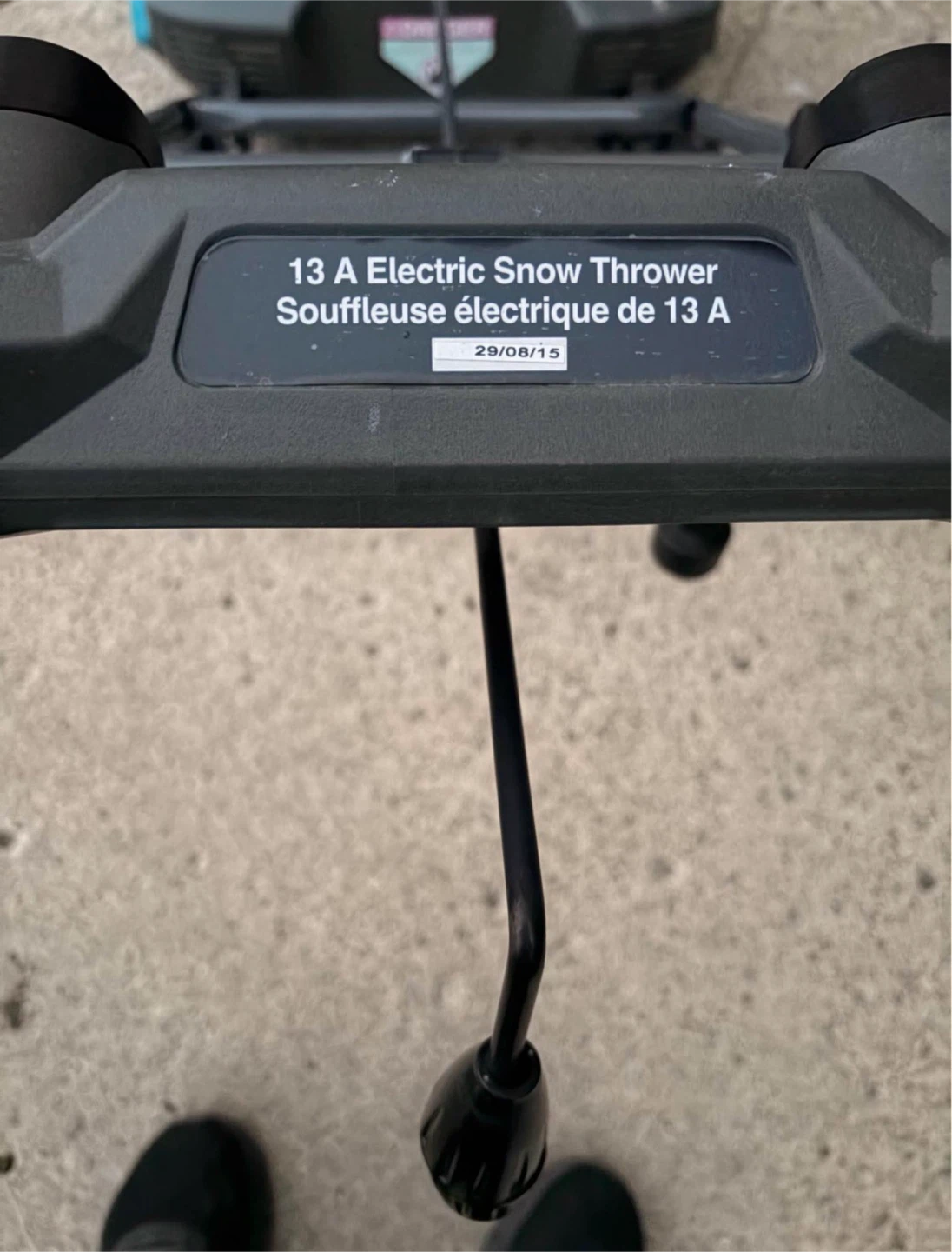 Yardworks 13A Electric Snow Blower - photo 4
