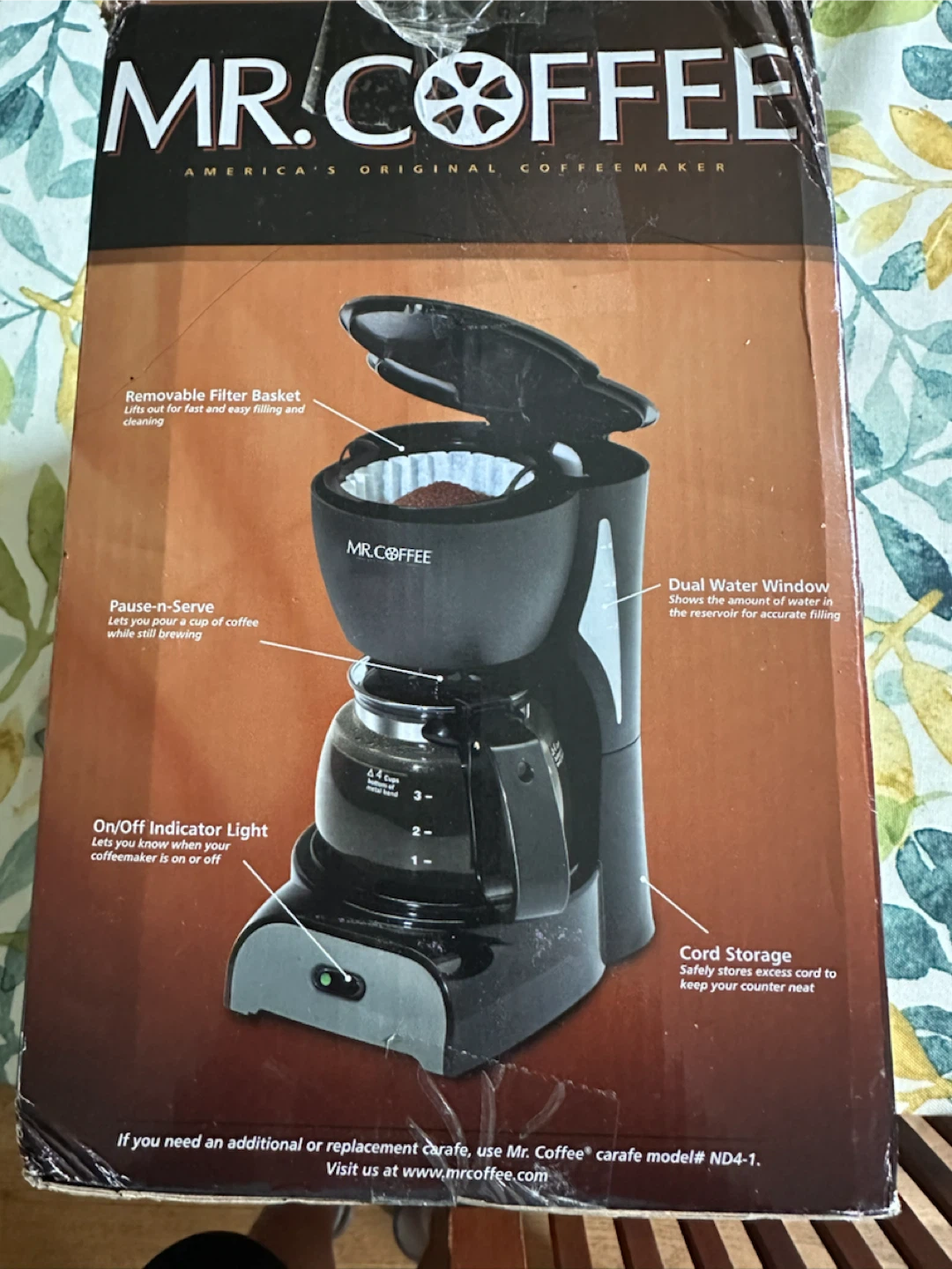 Mr. Coffee 4-Cup Coffee Maker - photo 2