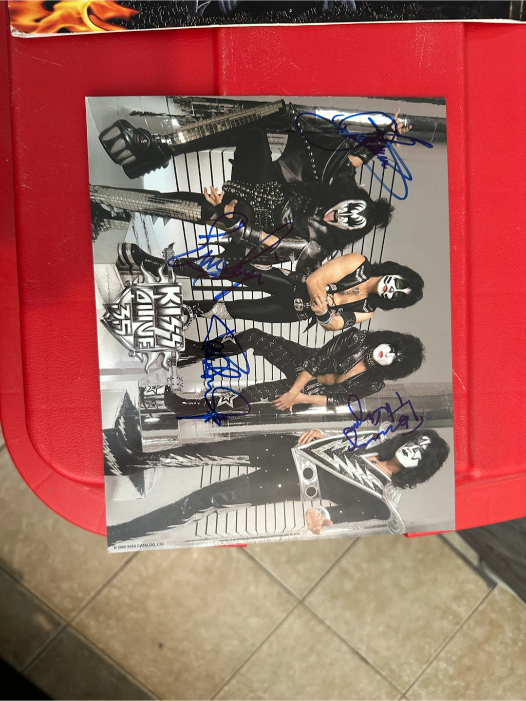 KISS Band Autographed Photo