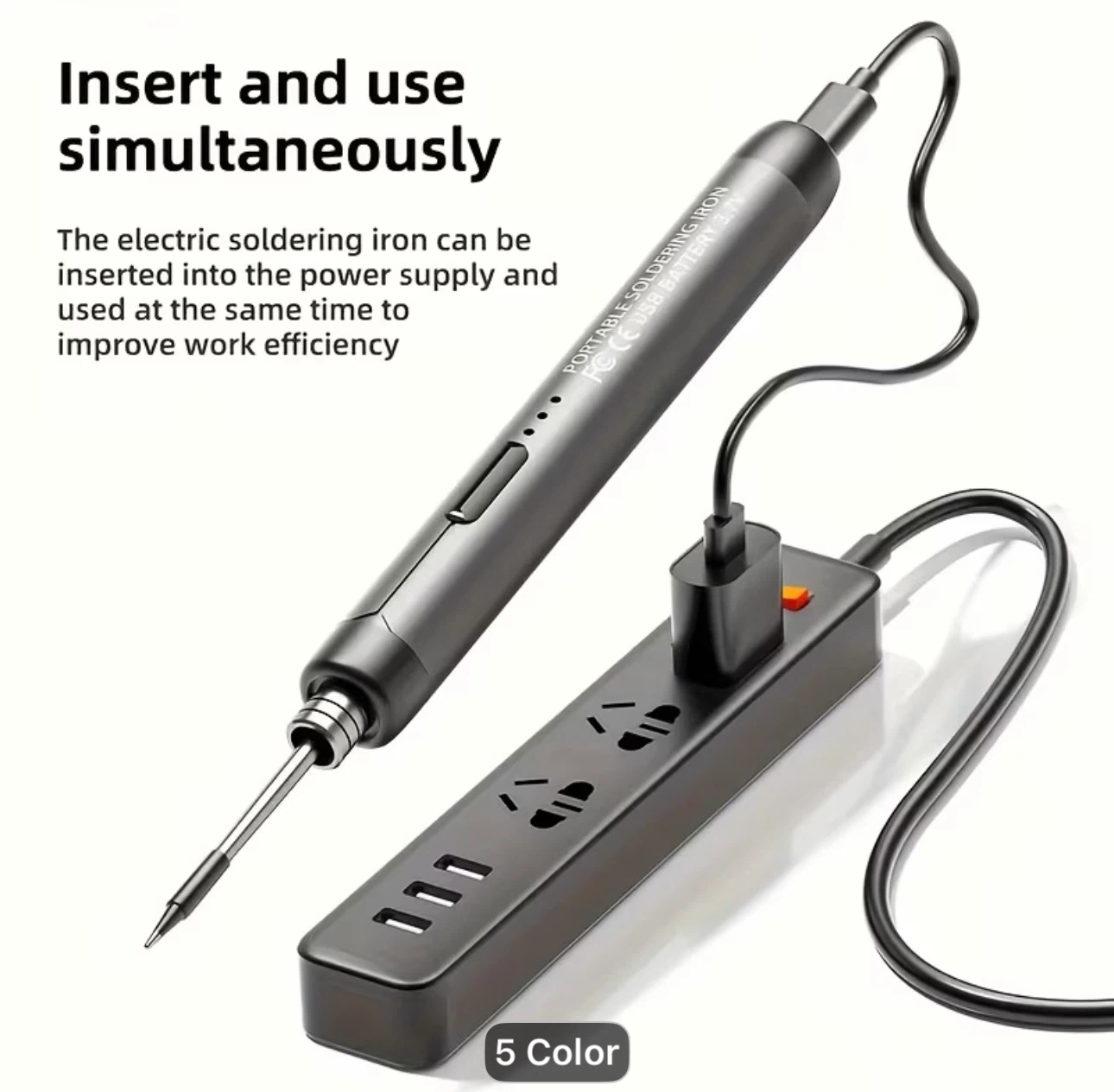 USB Soldering, USB Portable Soldering Gun Kit - photo 4