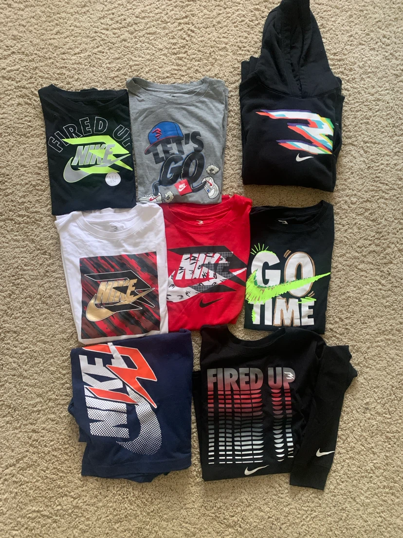 Bundle of Nike T-Shirts and Hoodie