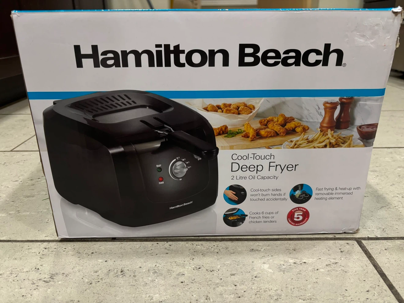 Hamilton Beach Cool-Touch Deep Fryer 2 Litre