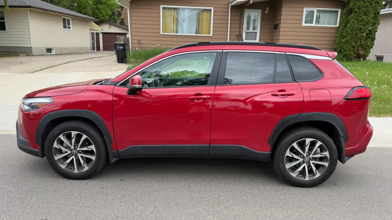 Red Toyota Corolla Cross XLE AWD SUV - photo 2