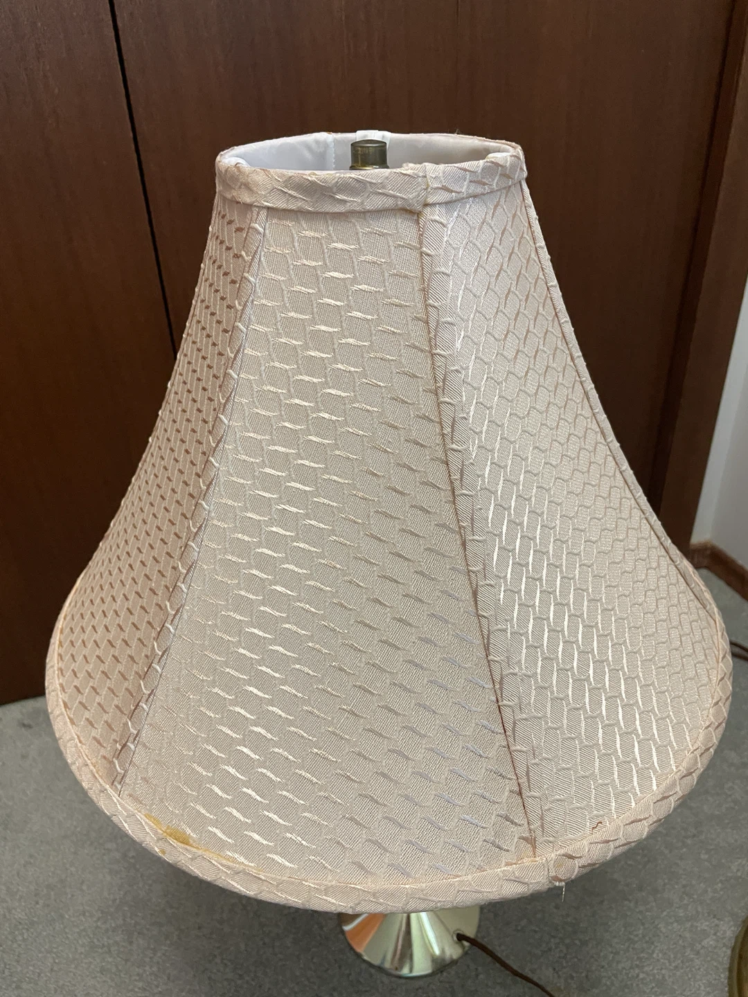 2 Bell Lamp Shade - Textured Fabric