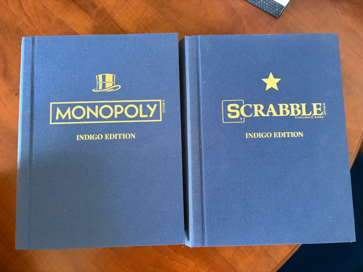Monopoly and Scrabble Indigo Edition Board Games - photo 2