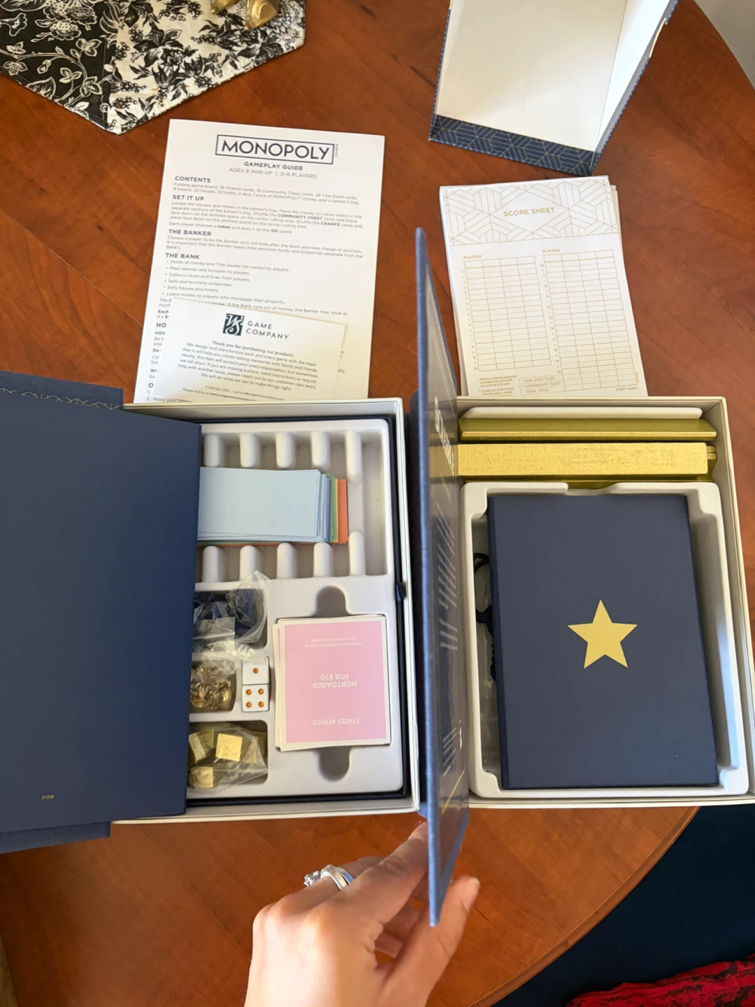 Monopoly and Scrabble Indigo Edition Board Games - photo 3