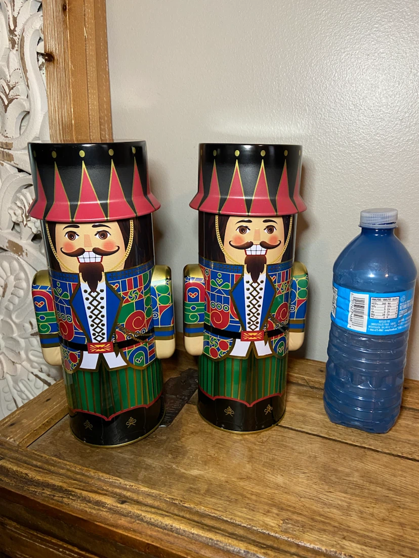 Nutcracker Christmas Tins