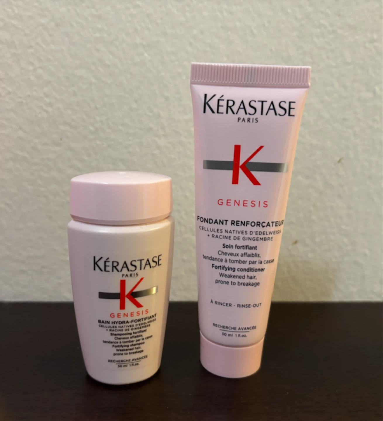 NEW-Kérastase Fortifying Shampoo & Conditioner Set (30ml each)