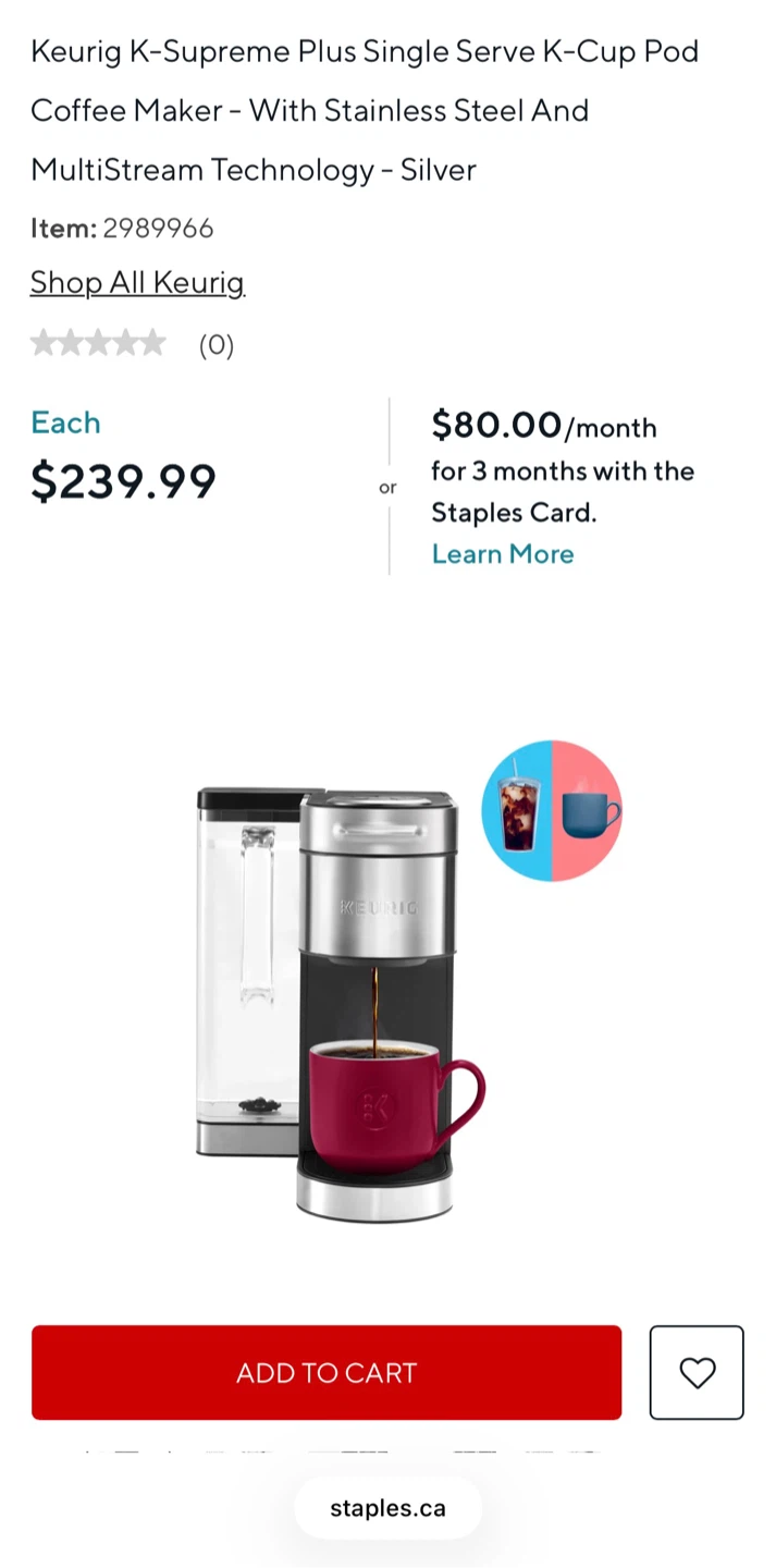 BNIB Keurig K-Supreme Plus coffee maker. - photo 2