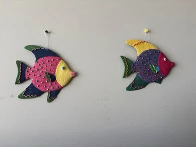 Handmade Decorative Fish Wall Art