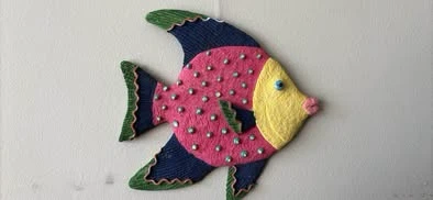 Handmade Decorative Fish Wall Art - photo 2