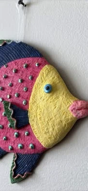 Handmade Decorative Fish Wall Art - photo 4