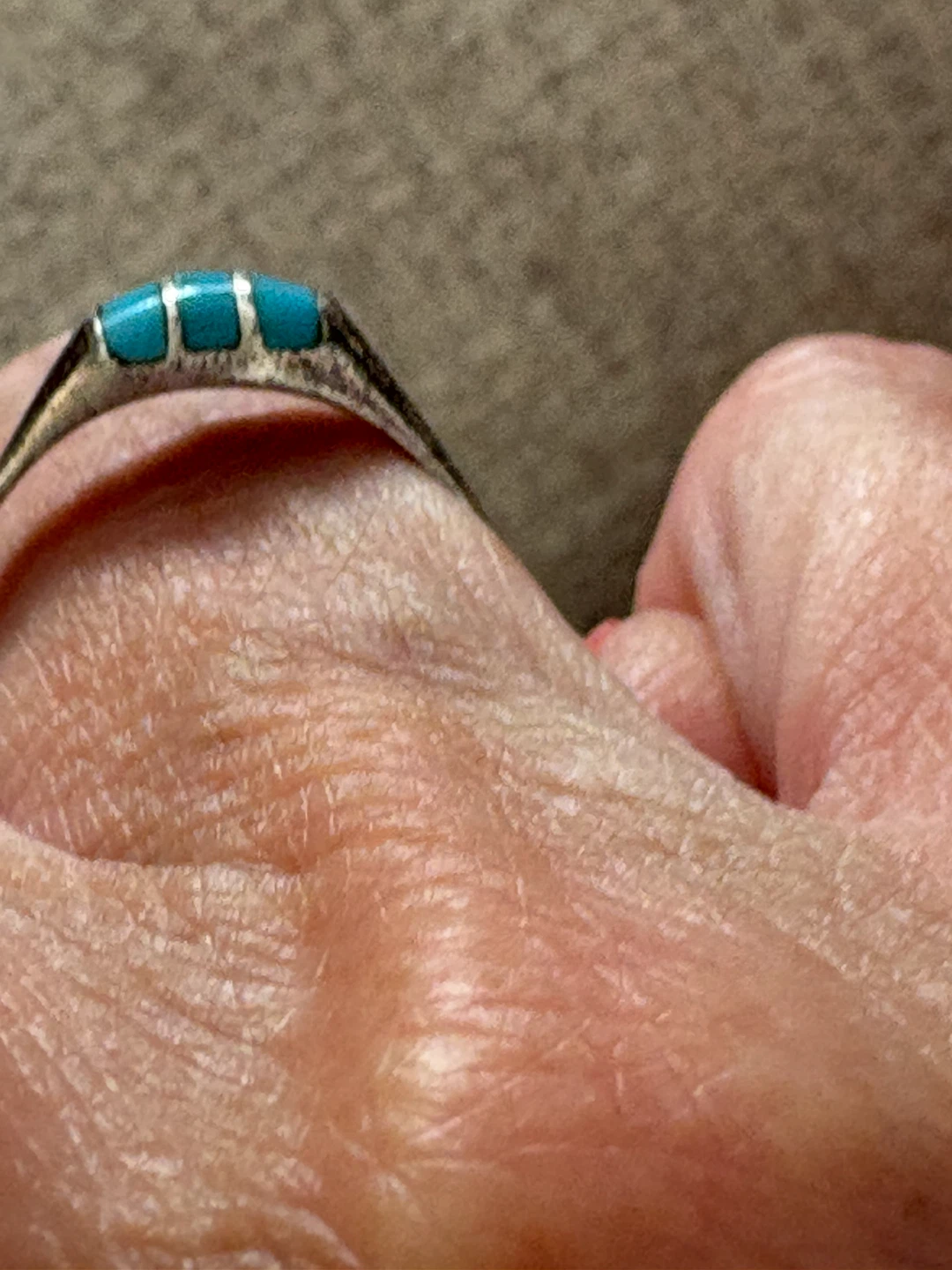 Sterling Silver Turquoise Ring signed Mexico 925 - photo 4