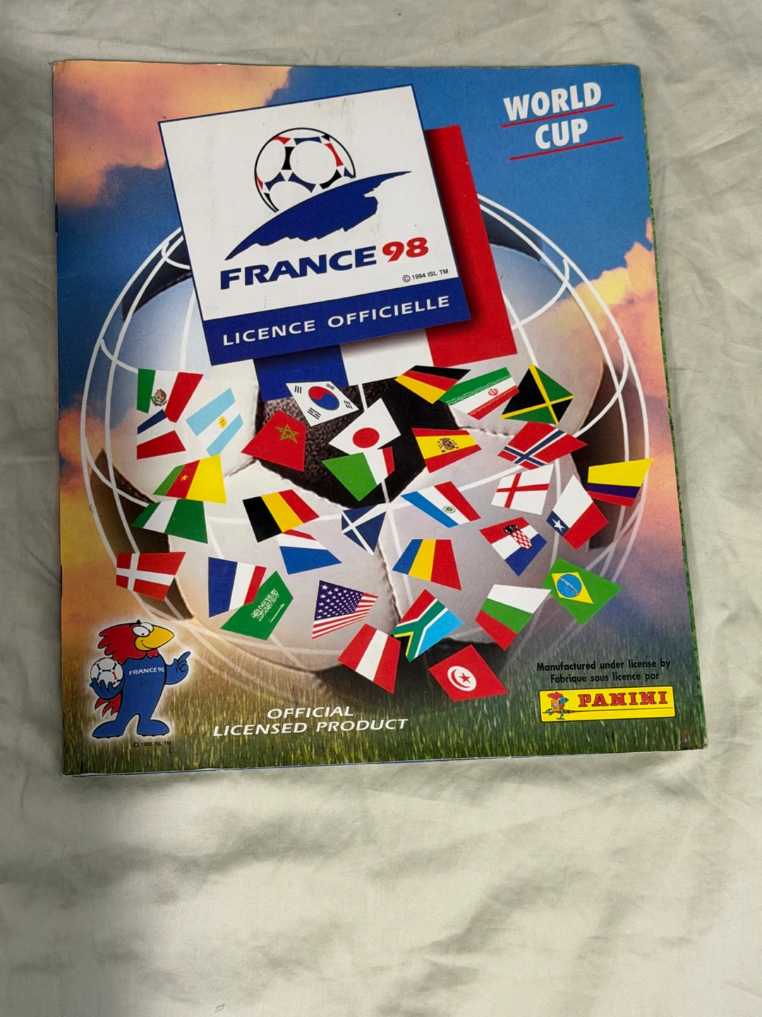 Panini France 98 World Cup Sticker Album