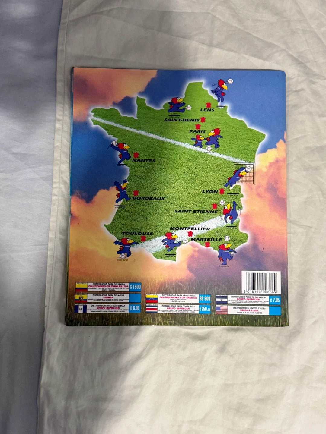 Panini France 98 World Cup Sticker Album - photo 2
