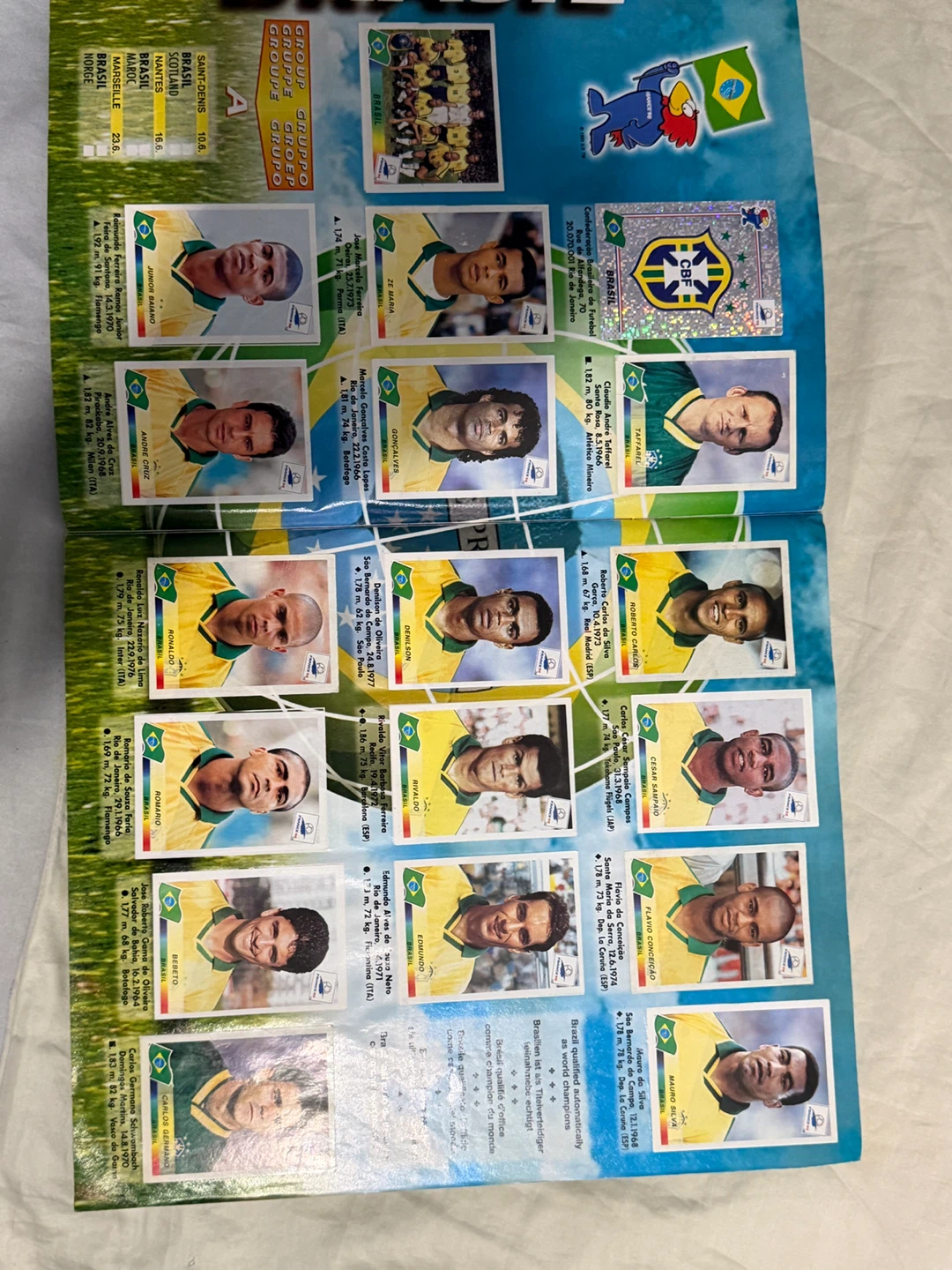 Panini France 98 World Cup Sticker Album - photo 4