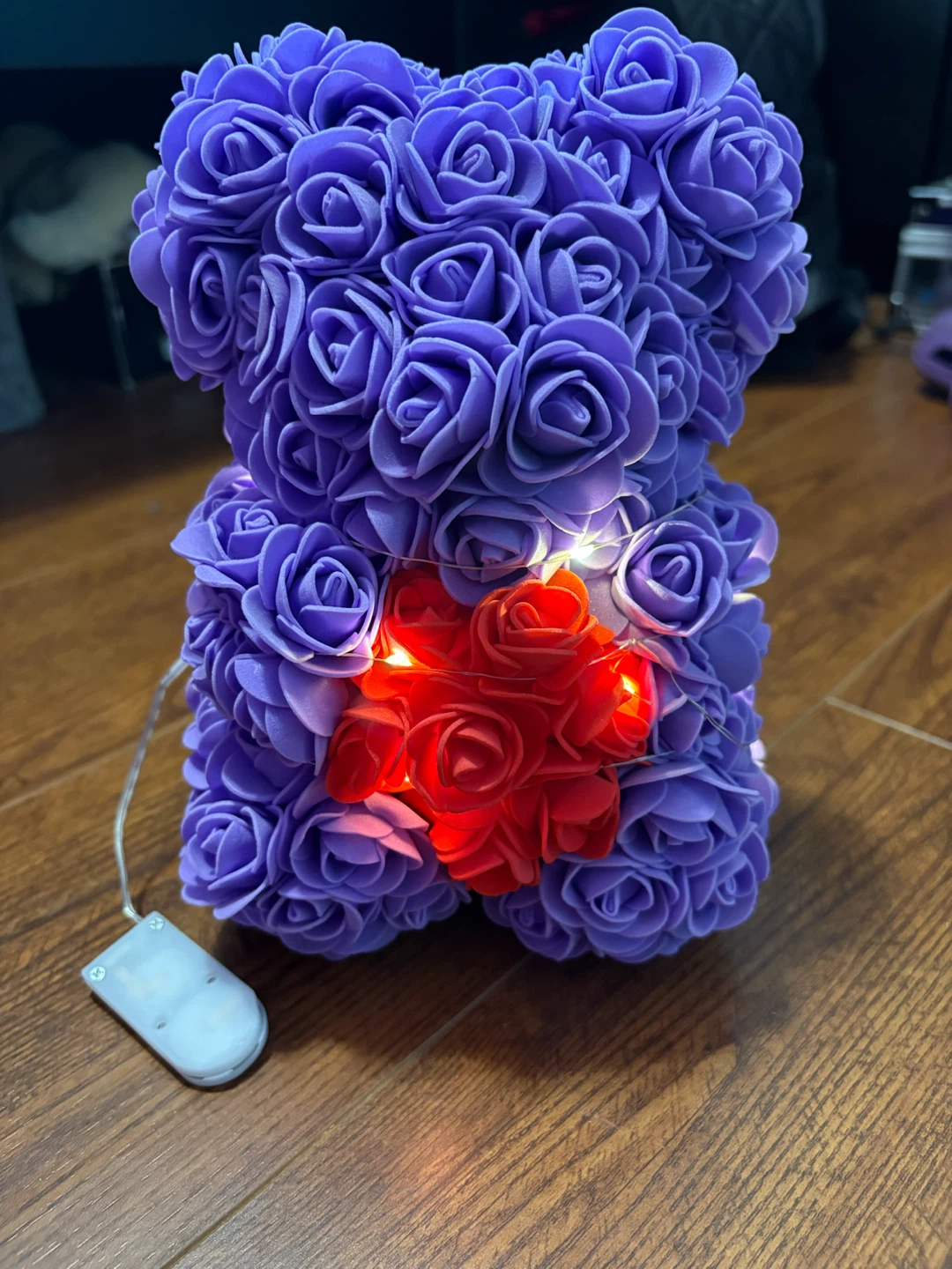 Foam Rose Bear- light up - photo 2
