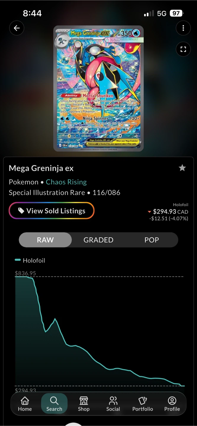 WTB: Mega Greninja EX SIR