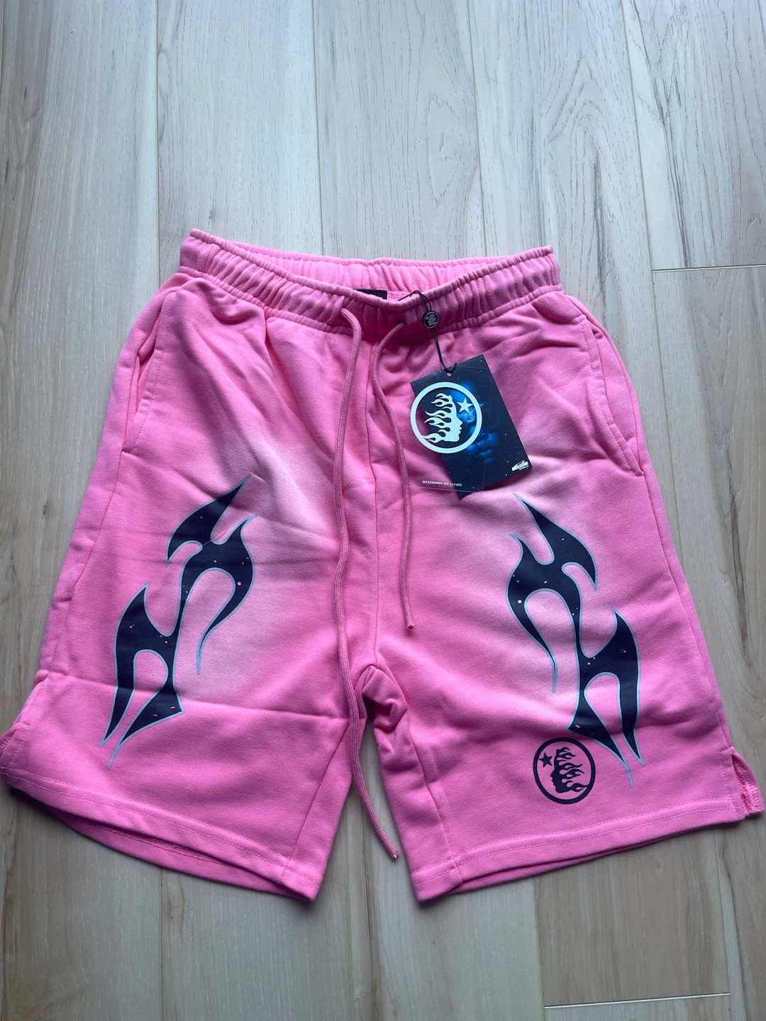 Hellstar Pink Flame Shorts