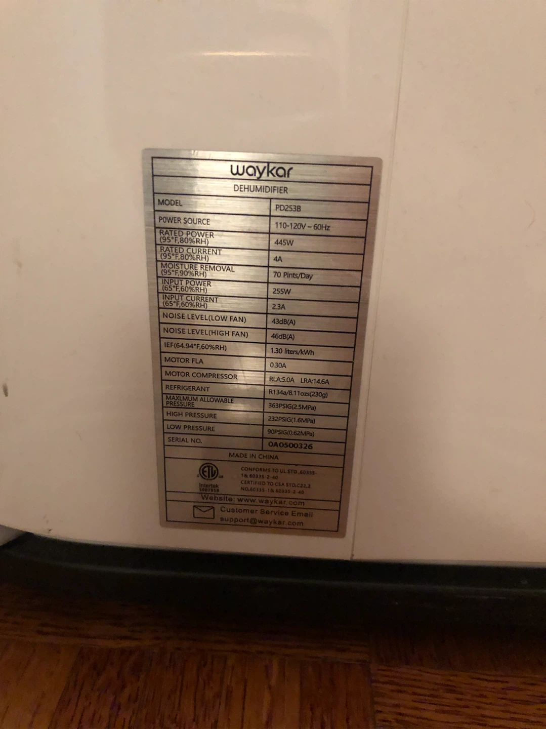 Waykar Dehumidifier - photo 3