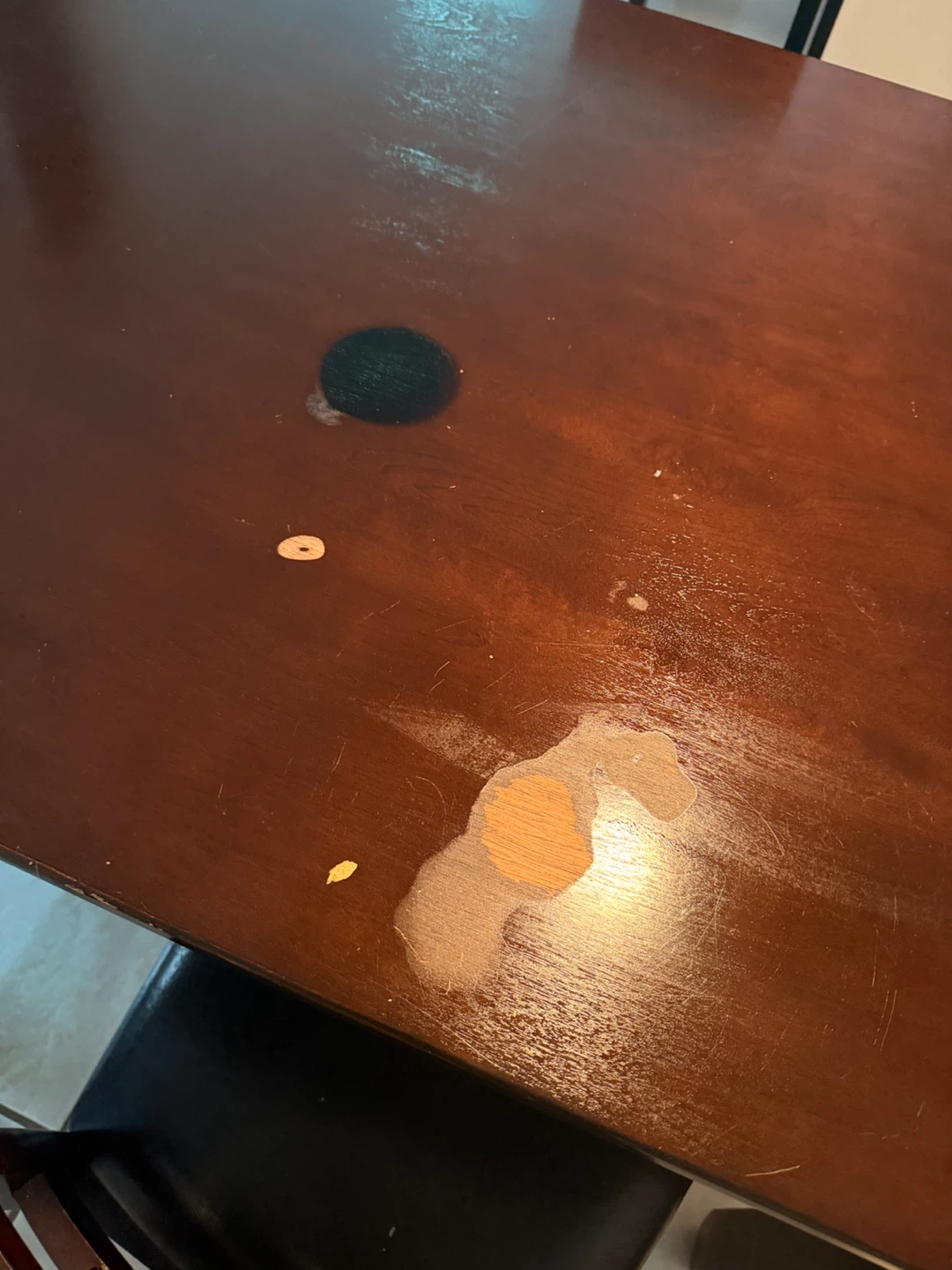 Wood dining table set (obo - must go) - photo 2