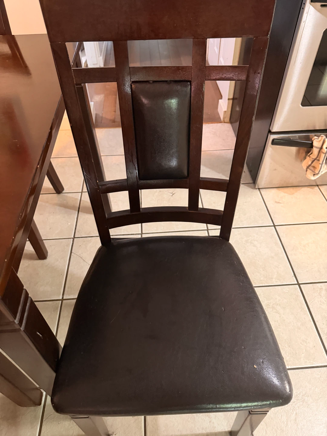 Wood dining table set (obo - must go) - photo 3