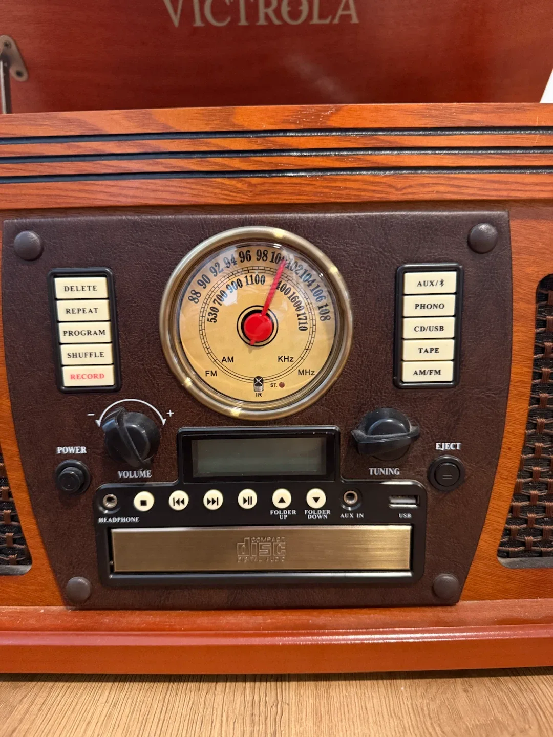 Victrola The Quincy 6-in-1 Bluetooth Record Player - photo 3