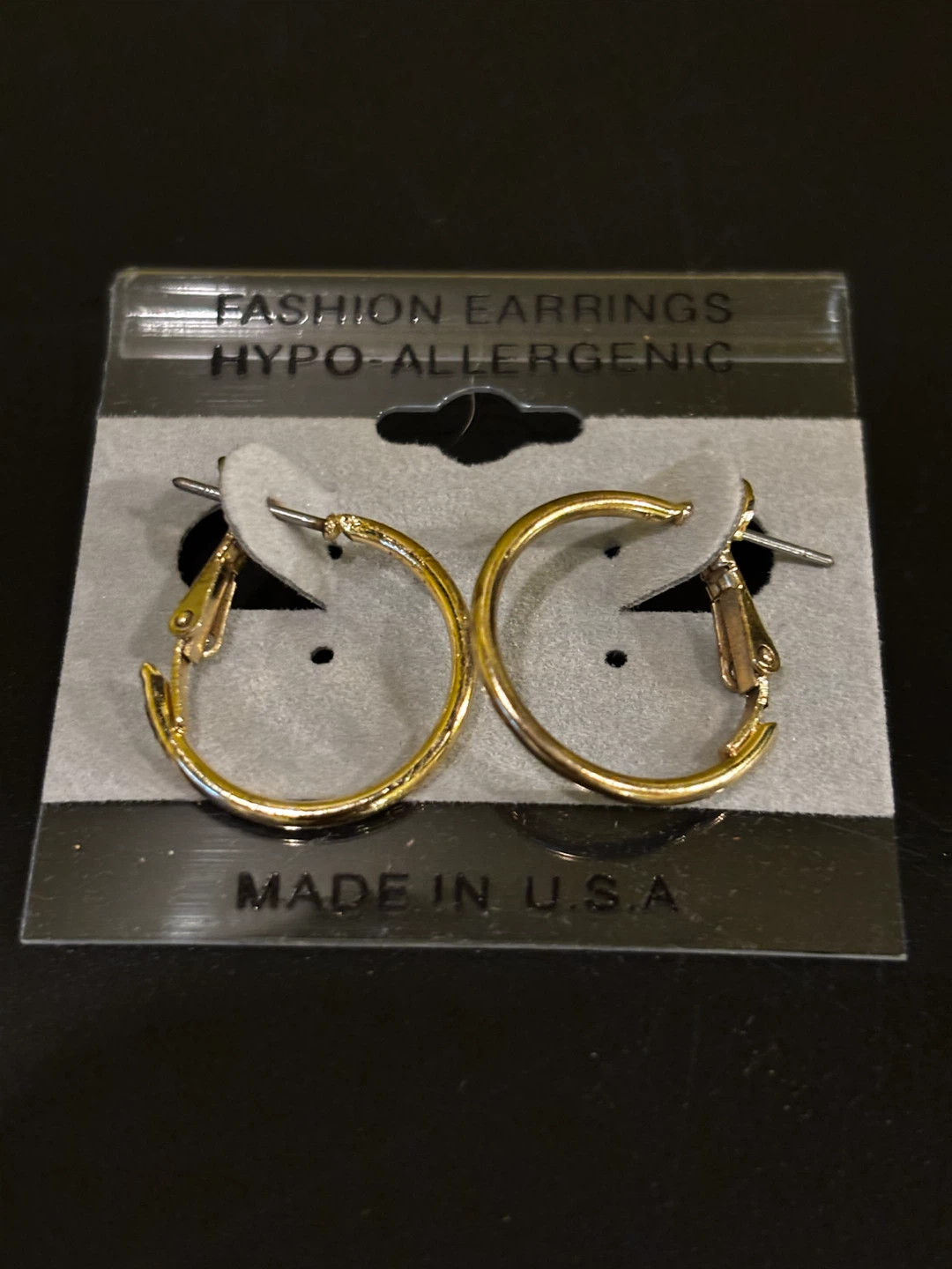 Gold Hoop Earrings - Hypo-Allergenic Fashion Earrings
