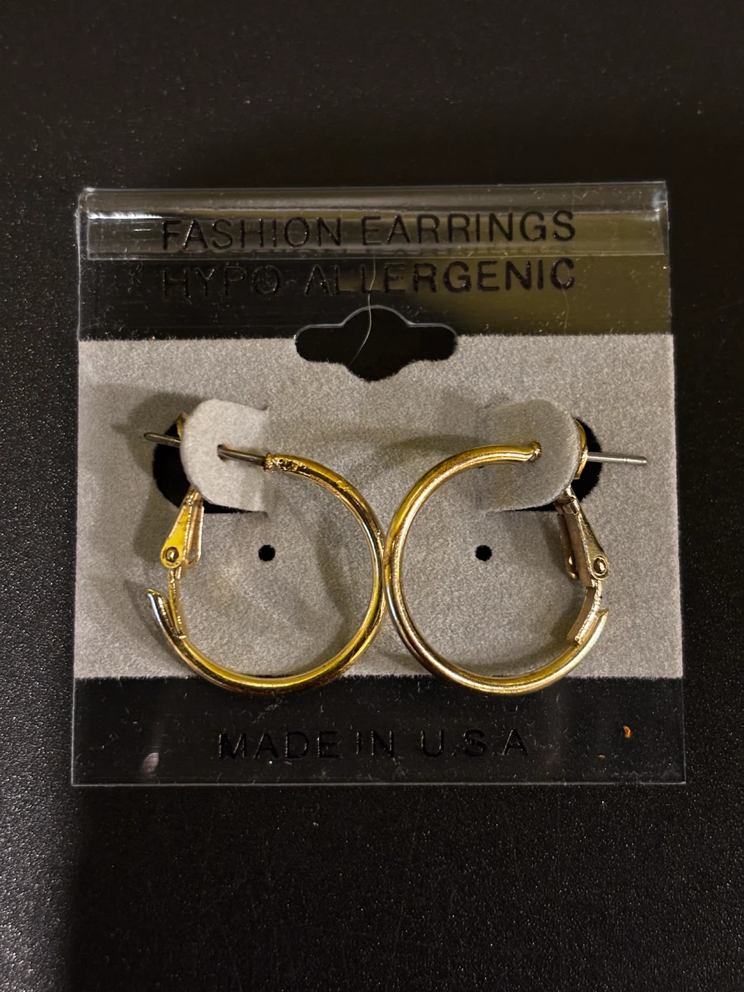 Gold Hoop Earrings - Hypo-Allergenic Fashion Earrings - photo 4