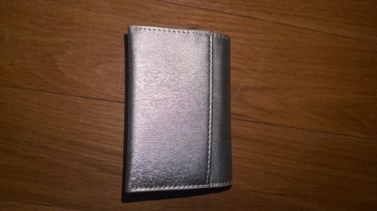 Steve Madden Silver Card Holder