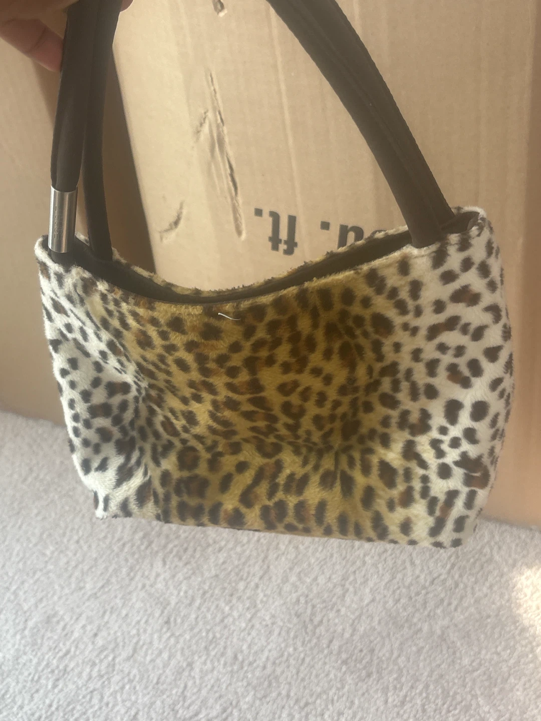 Leopard print shoulder bag - photo 3