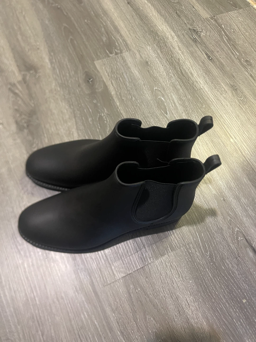 Black Chelsea Rain Boots - photo 2
