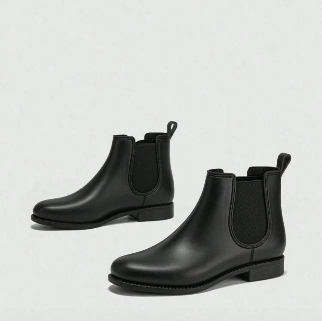Black Chelsea Rain Boots - photo 4