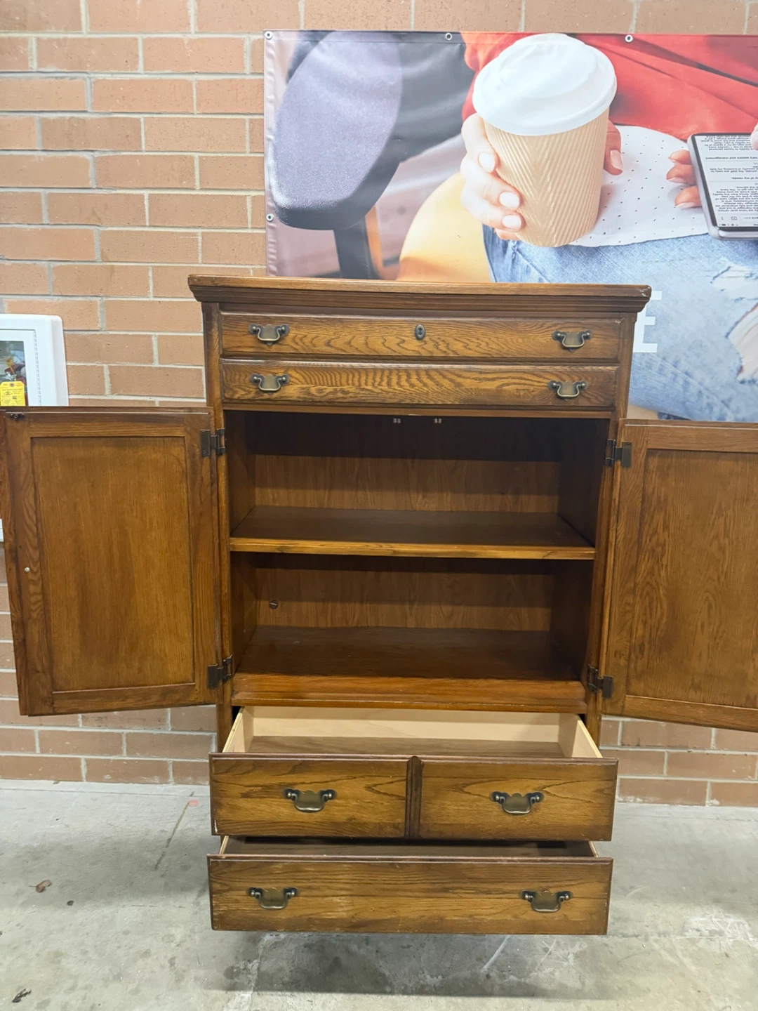 Bassett Armoire Wardrobe/ Dresser - photo 2