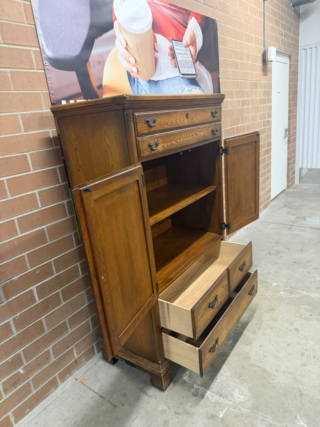 Bassett Armoire Wardrobe/ Dresser - photo 4