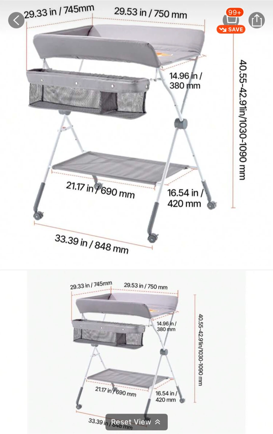 Baby changing station - photo 4
