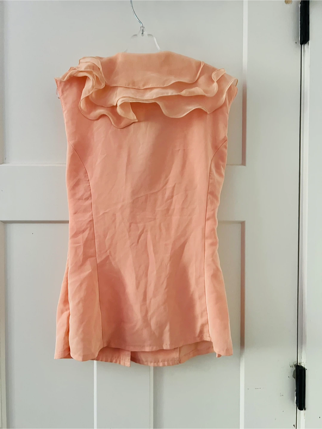 Peach Ruffle Blouse - photo 2